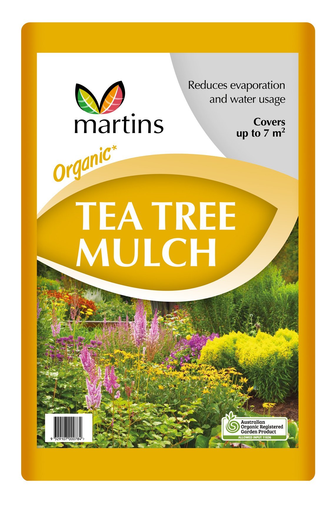 Tea Tree Mulch 60 Litres Martins - Woonona Petfood & Produce