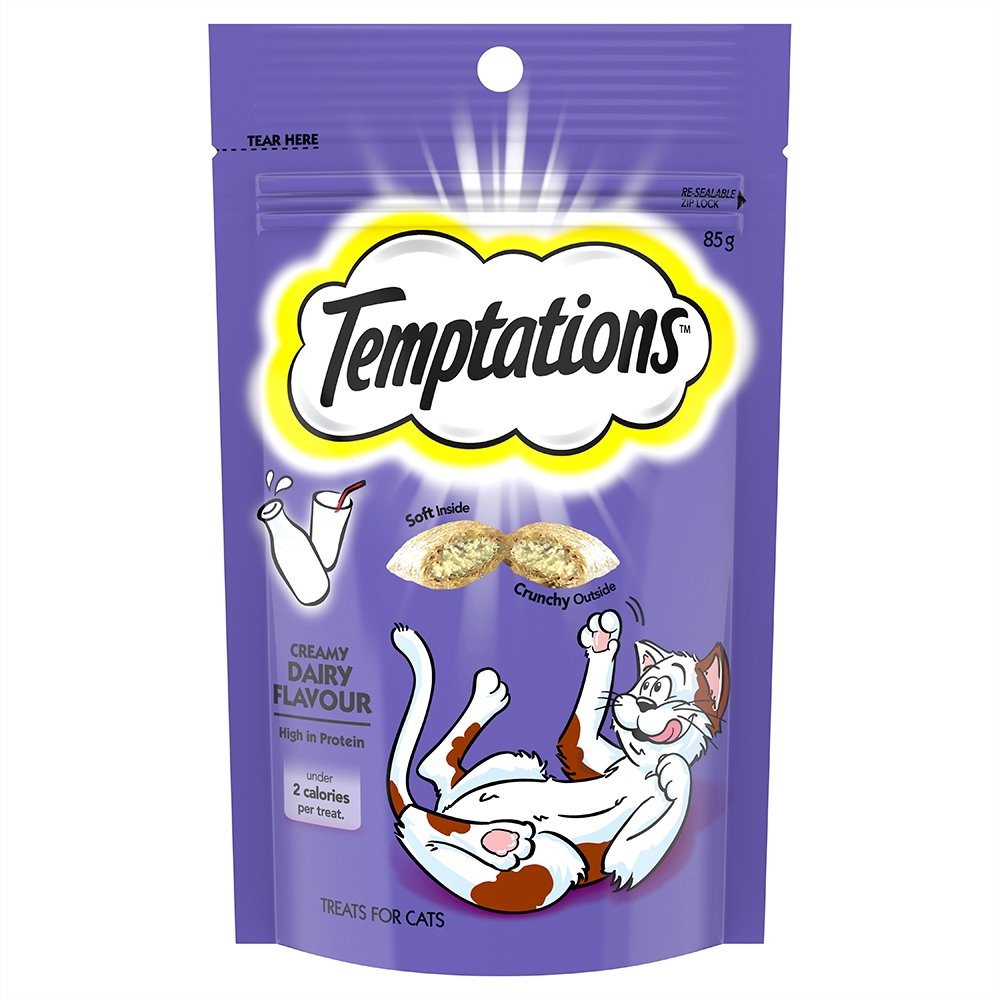 Temptations Creamy Dairy 85g - Woonona Petfood & Produce