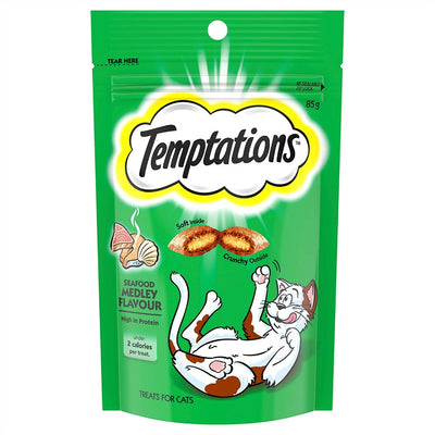 Temptations Seafood Medley 85g - Woonona Petfood & Produce