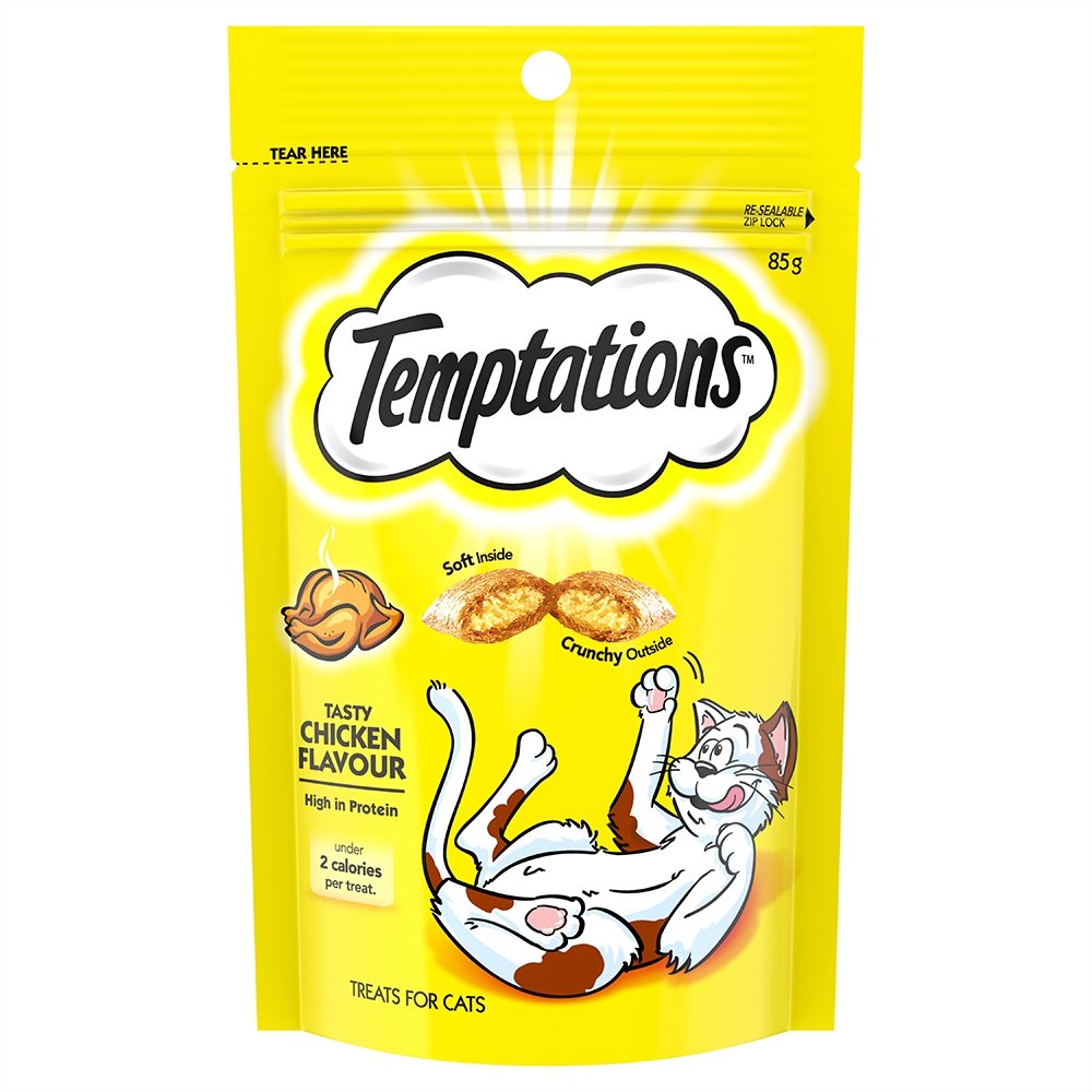 Temptations Tasty Chicken 85g - Woonona Petfood & Produce