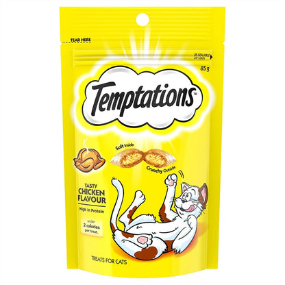 Temptations Tasty Chicken 85g - Woonona Petfood & Produce