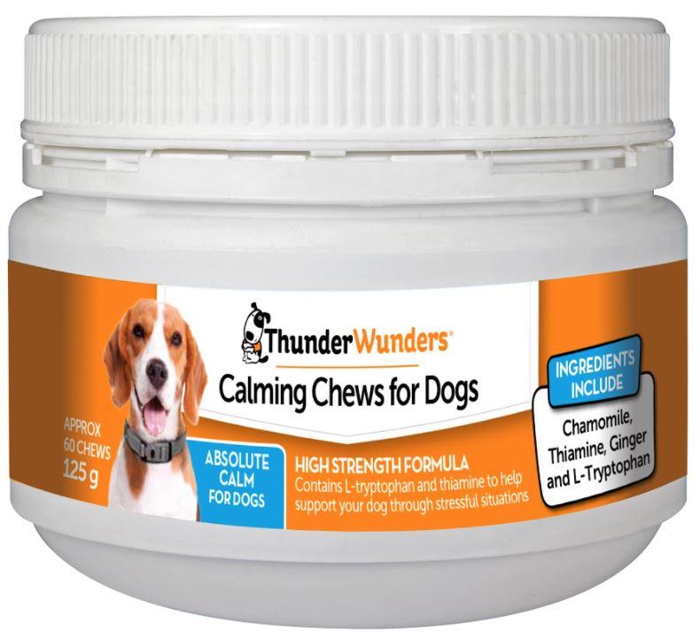 Thunder Wunder Calm Chews for Dogs 125g - Woonona Petfood & Produce