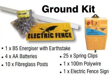 Thunderbird Pet Fence Ground Kit 500m - Woonona Petfood & Produce