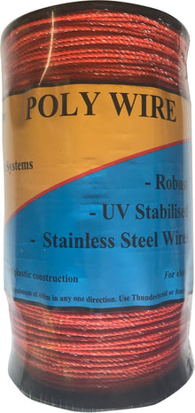 Thunderbird Poliwire 500m Orange EF-40DO - Woonona Petfood & Produce
