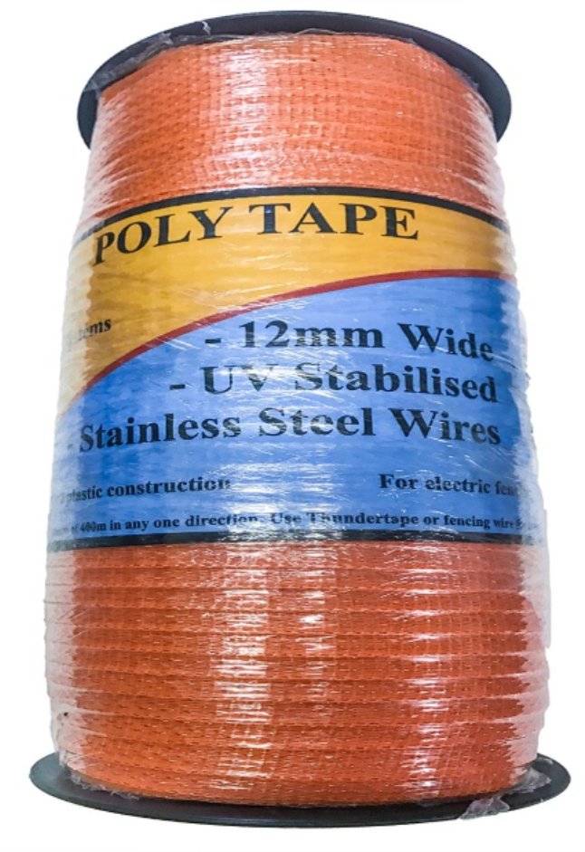 Thunderbird Poly Tape 400m Orange EF-40CO - Woonona Petfood & Produce