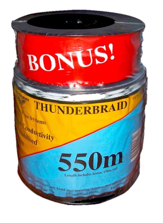 Thunderbird Thunderbraid 400m + Bonus 150m EF-47AB - Woonona Petfood & Produce