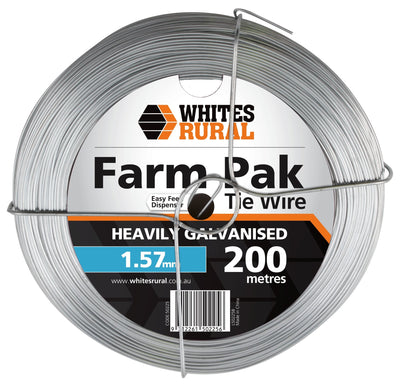 Tie Wire 1.25mm 300m Whites - Woonona Petfood & Produce