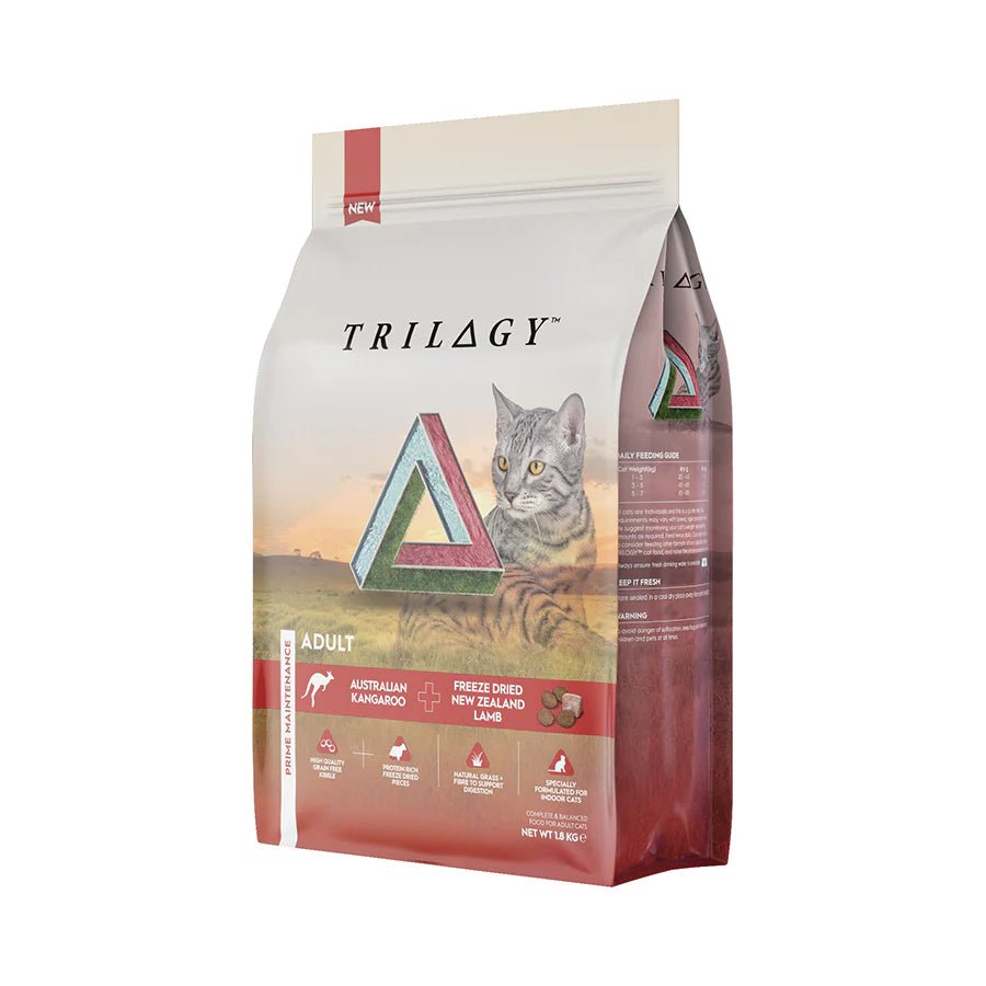 Trilogy Dry Adult Cat Food Kangaroo 1.8kg - Woonona Petfood & Produce