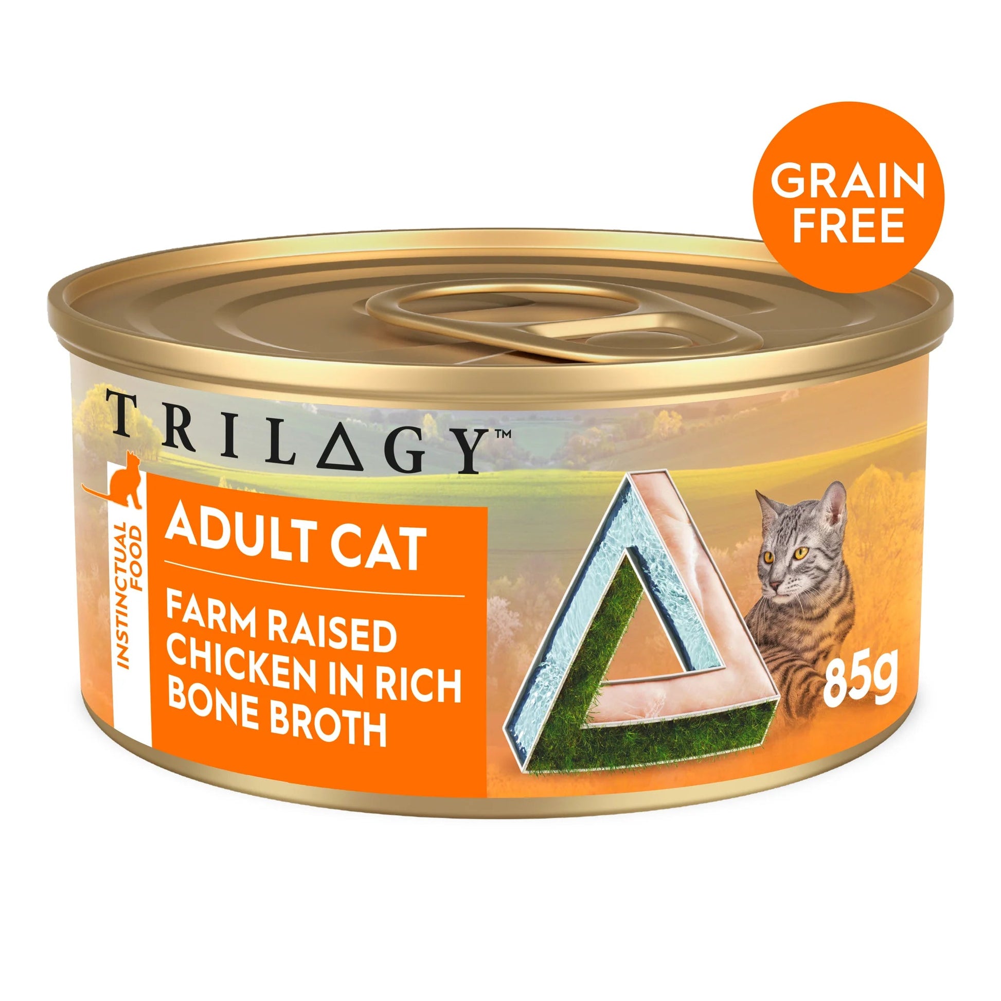 Trilogy Wet Adult Cat Food Chicken in Bone Broth 85g - Woonona Petfood & Produce