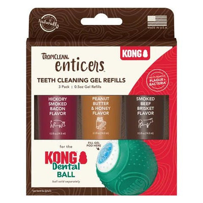 Tropiclean Enticers Kong Dental Ball Refills - Woonona Petfood & Produce