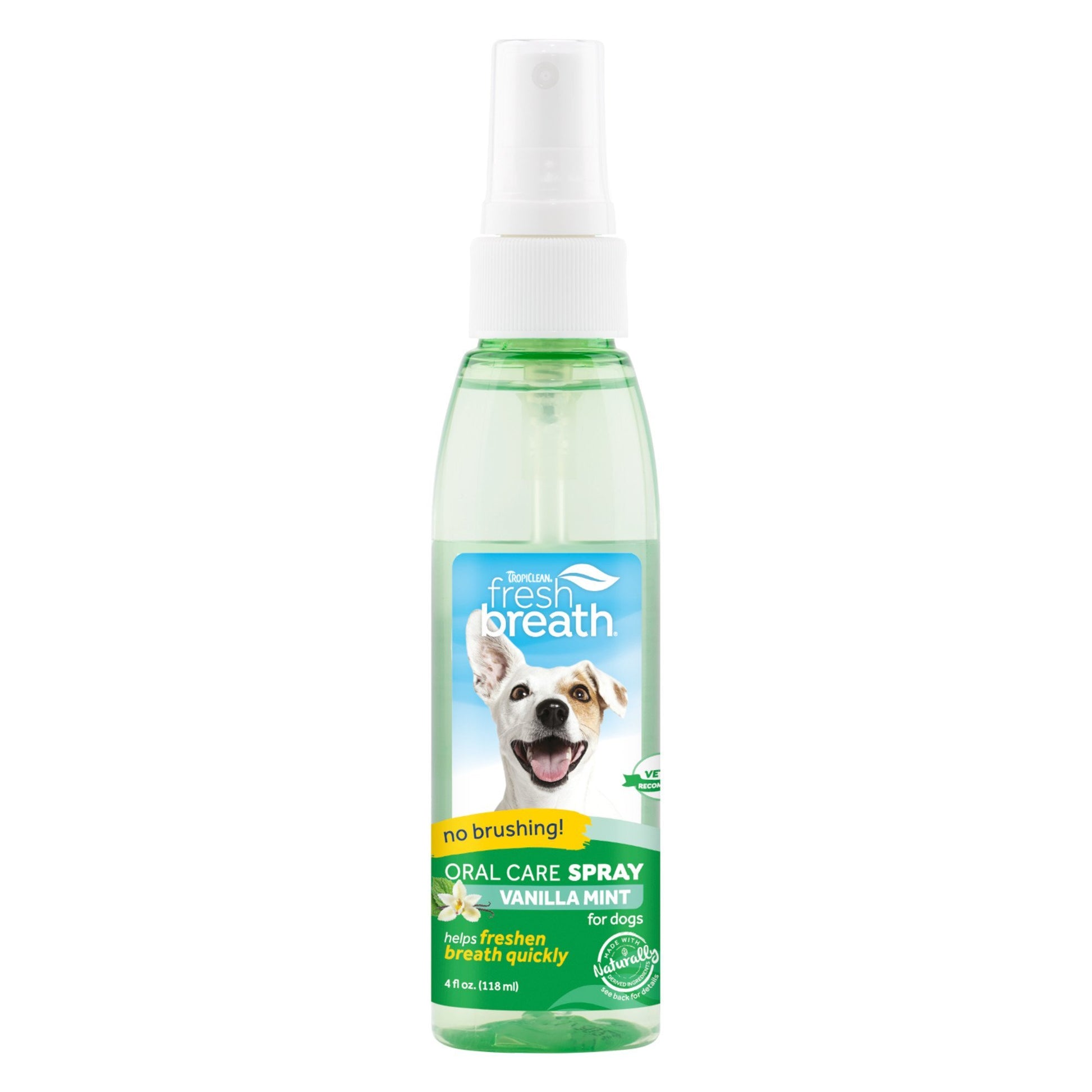 Tropiclean Fresh Breath Vanilla Mint Oral Spray 118ml - Woonona Petfood & Produce