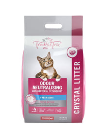 Trouble & Trix Anti Bacteria Litter Crystals 15 Litre - Woonona Petfood & Produce
