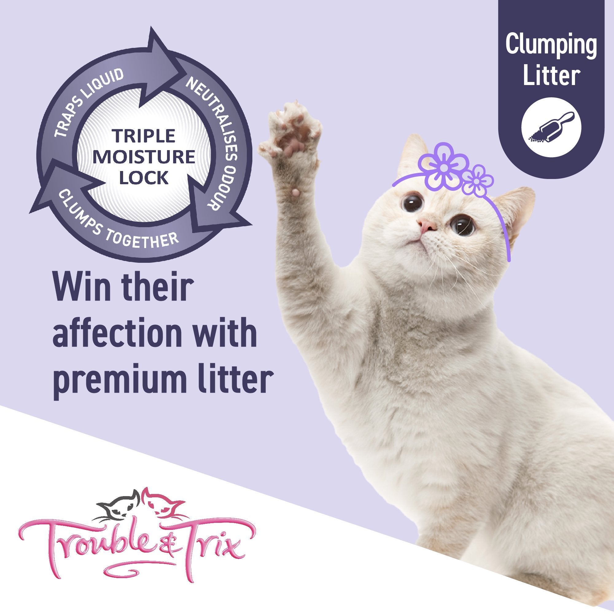 Trouble & trix outlet baking soda cat litter