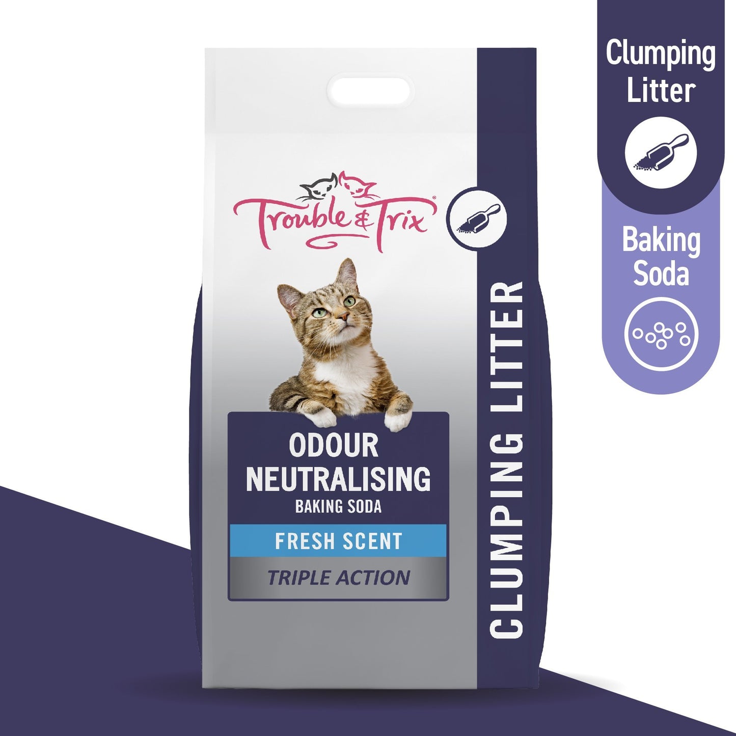 Trouble & Trix Baking Soda Cat Litter 1 - Woonona Petfood & Produce