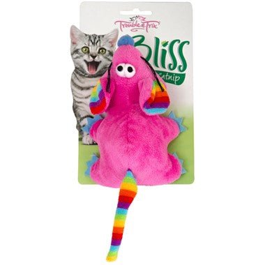 Trouble & Trix Cat Toy Bliss Catnip Mouse Large - Woonona Petfood & Produce