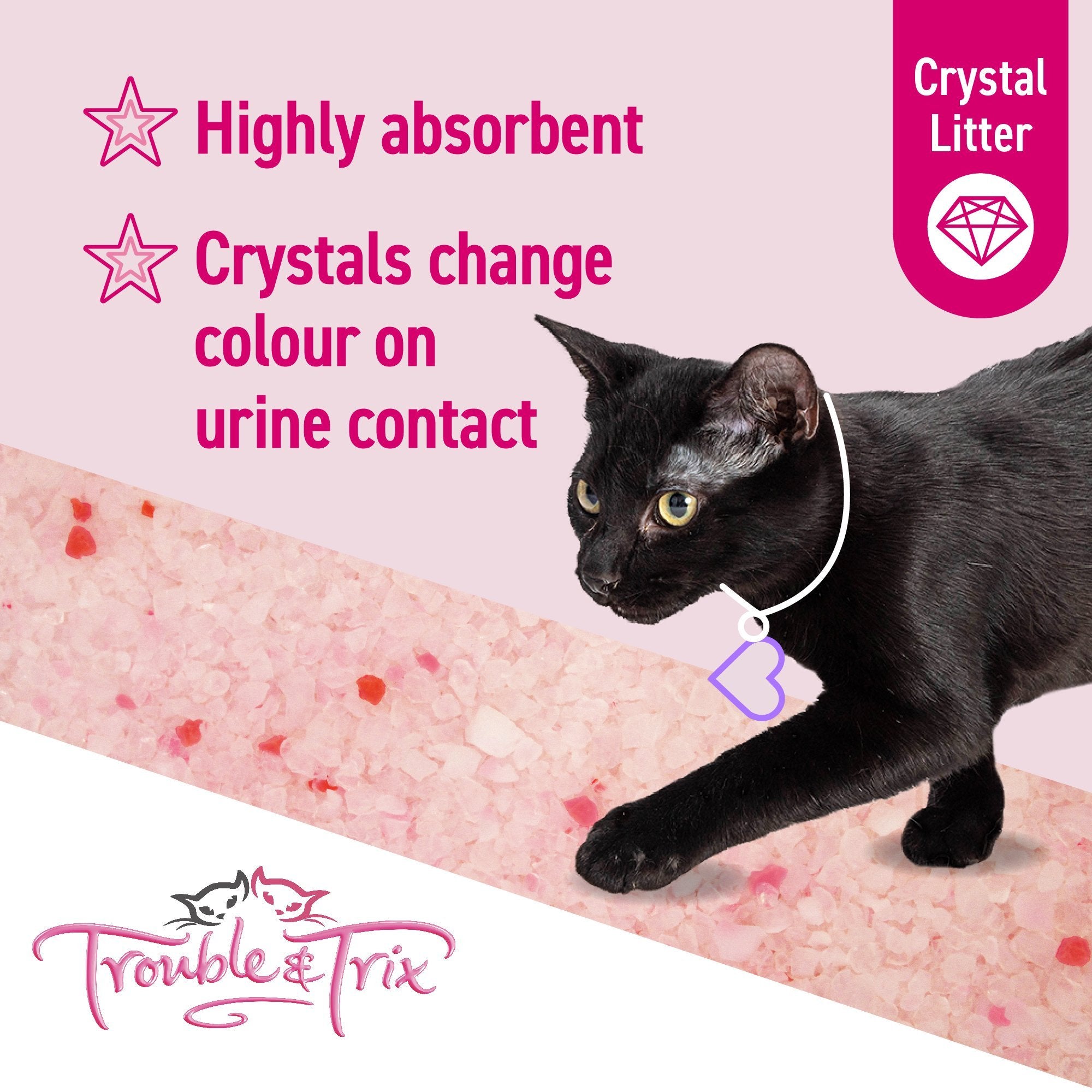 Cat litter clearance that changes colour