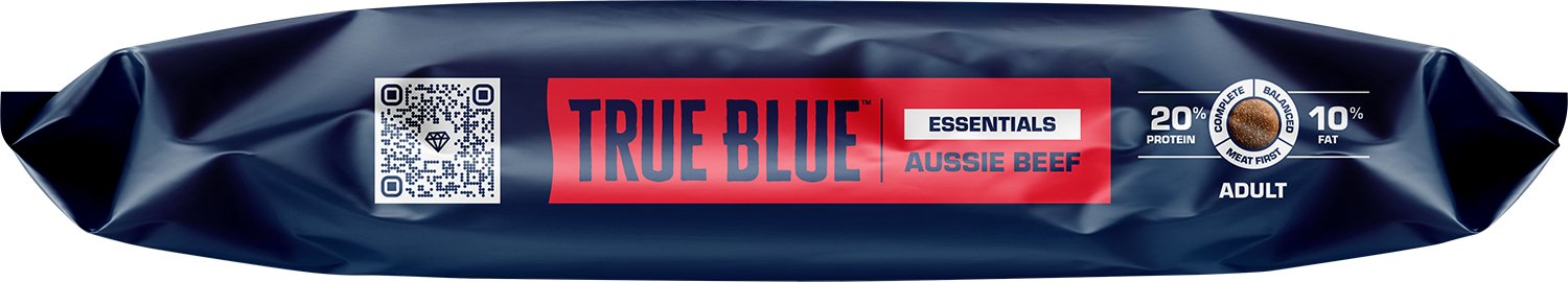 True Blue Essentials Dry Dog Food Beef 20kg – Woonona Petfoods