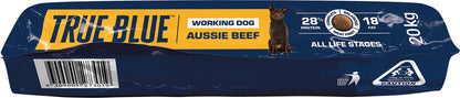 True Blue Working Dog Dry Food Beef 20kg - Woonona Petfood & Produce
