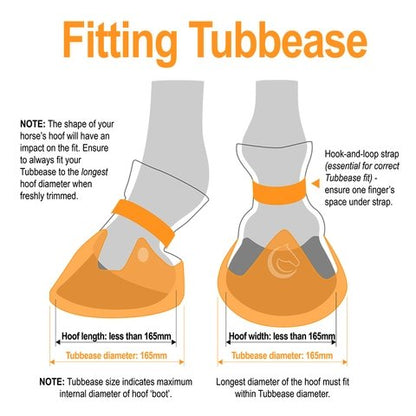 Tubbease Hoof Sock Pink 110mm - Woonona Petfood & Produce