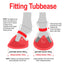 Tubbease Hoof Sock Pink 110mm - Woonona Petfood & Produce