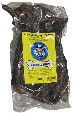 Uncle Toms Dried Roo Brisket 500g - Woonona Petfood & Produce