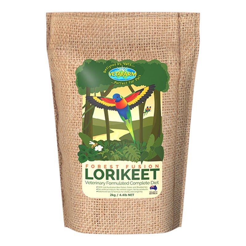 Vetafarm Forest Fusion Lorikeet 2kg - Woonona Petfood & Produce