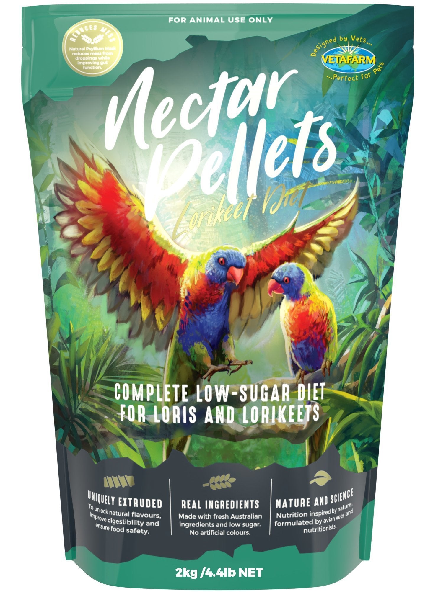 Vetafarm Nectar Pellets - Woonona Petfood & Produce