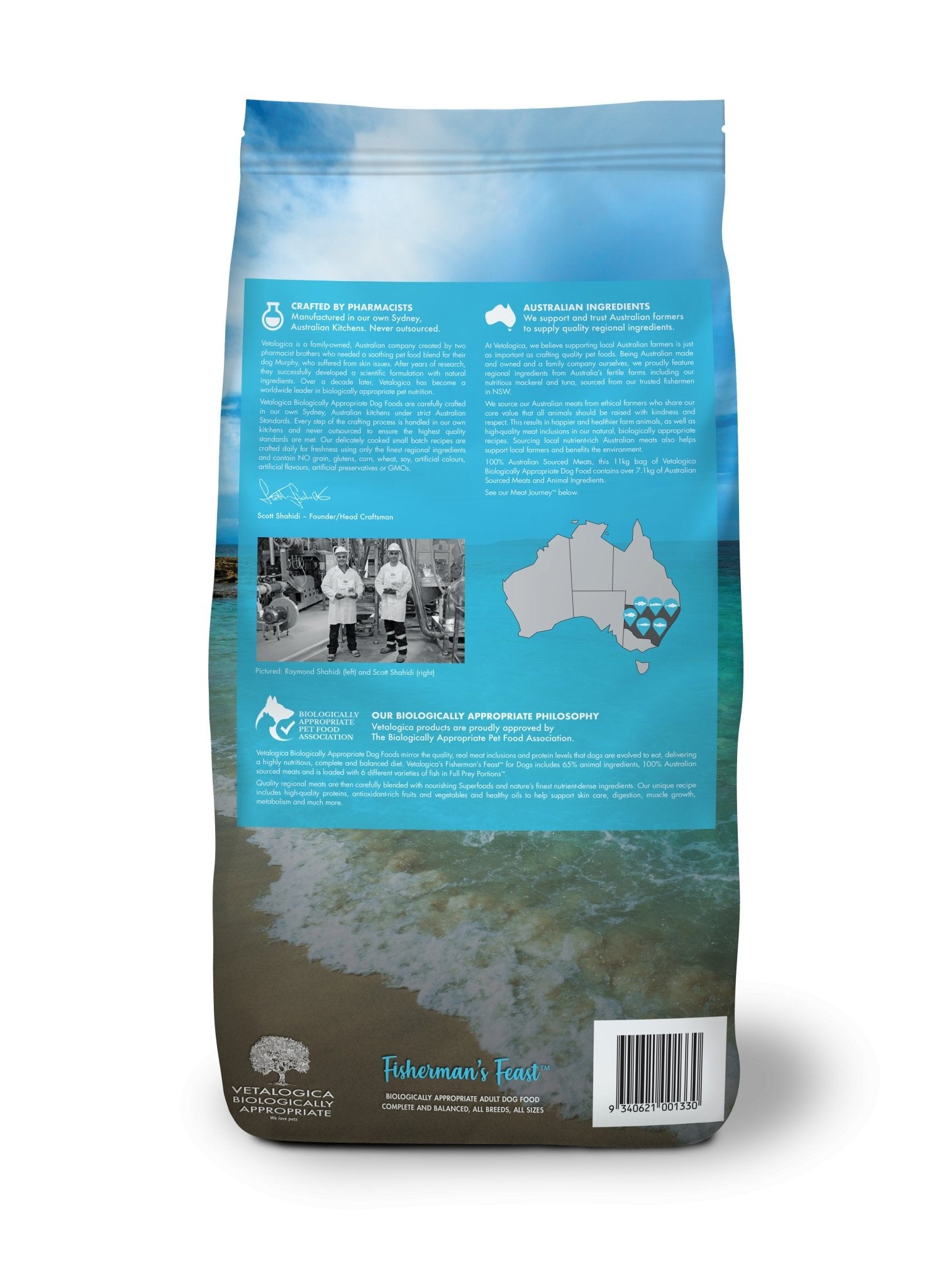 Vetalogica Biologically Approved Fishermans Feast Dog Food 11kg - Woonona Petfood & Produce