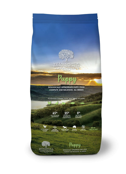 Vetalogica Biologically Approved Puppy Food 11kg - Woonona Petfood & Produce