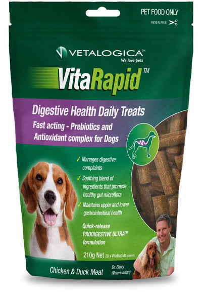 Vetalogica VitaRapid Digestive Treats 210g - Woonona Petfood & Produce