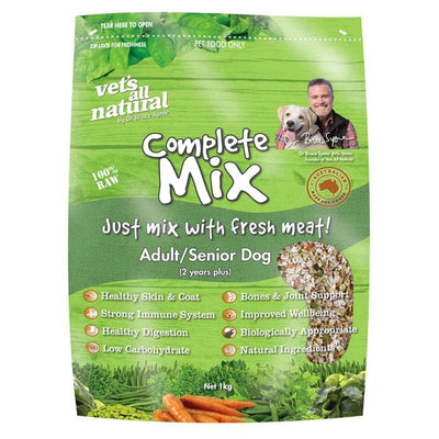 Vets All Natural Complete Mix Adult And Senior Dogs - Woonona Petfood & Produce