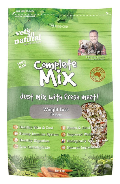 Vets All Natural Complete Mix Adult Weight Loss - Woonona Petfood & Produce
