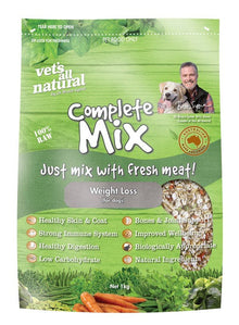 Vets All Natural Complete Mix Adult Weight Loss - Woonona Petfood & Produce