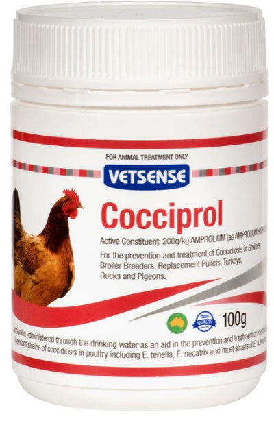 Vetsense Cocciprol 100g - Woonona Petfood & Produce