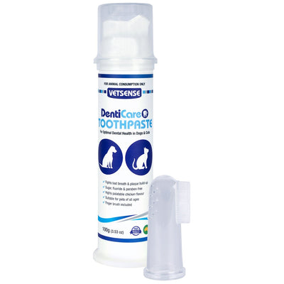 Vetsense Denticare Toothpaste Kit 100g - Woonona Petfood & Produce