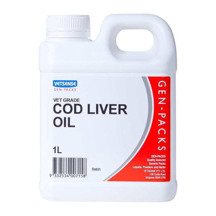 Vetsense Gen Packs Cod Liver Oil - Woonona Petfood & Produce