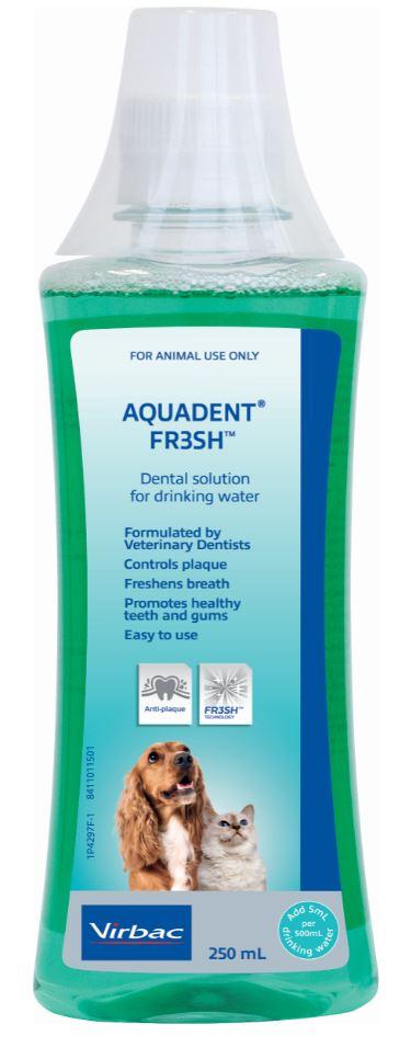 Virbac Aquadent Fresh 250ml - Woonona Petfood & Produce