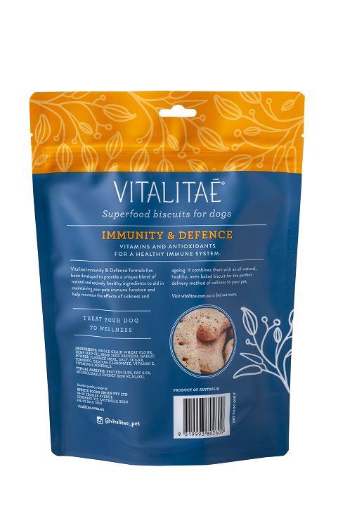 Vitalitae Biscuits - Immunity & Defence 350g - Woonona Petfood & Produce