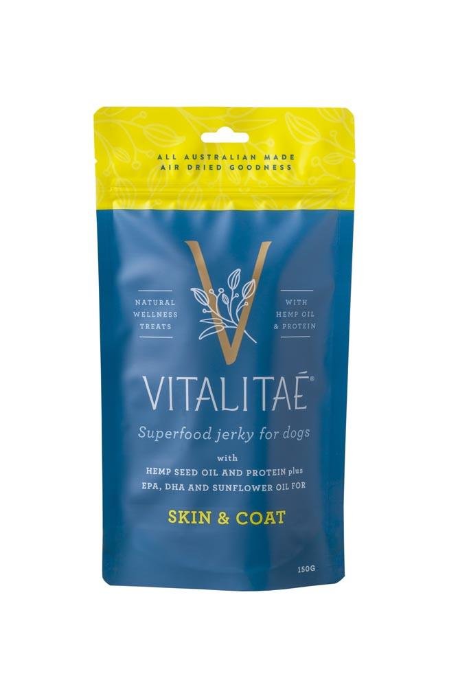Vitalitae Jerky - Skin & Coat 150g - Woonona Petfood & Produce