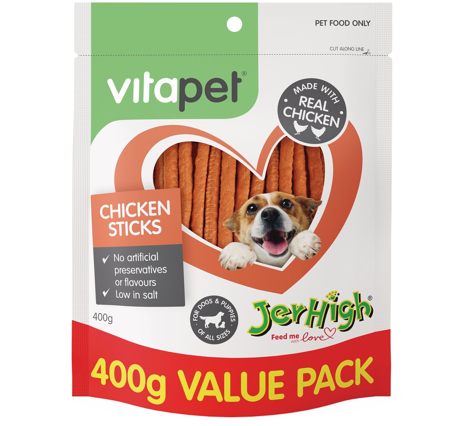 Vitapet Jerhigh Chicken Sticks - Woonona Petfood & Produce