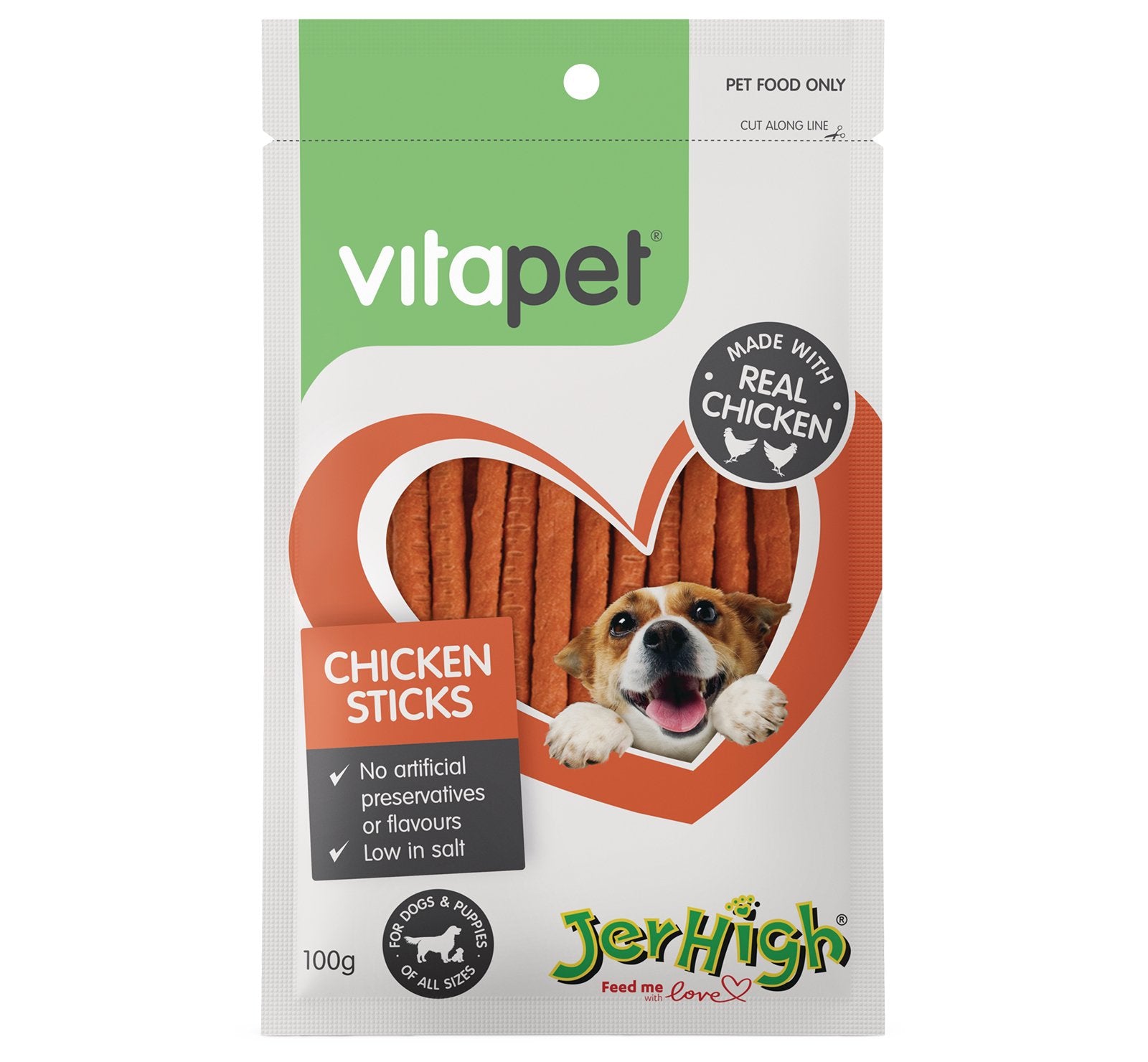 Vitapet Jerhigh Chicken Sticks - Woonona Petfood & Produce