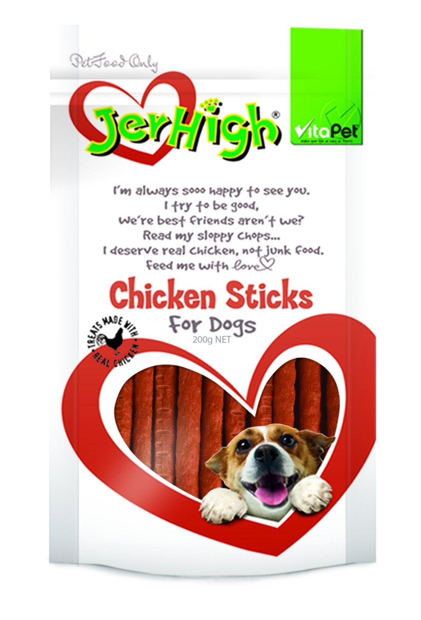 Vitapet Jerhigh Chicken Sticks - Woonona Petfood & Produce