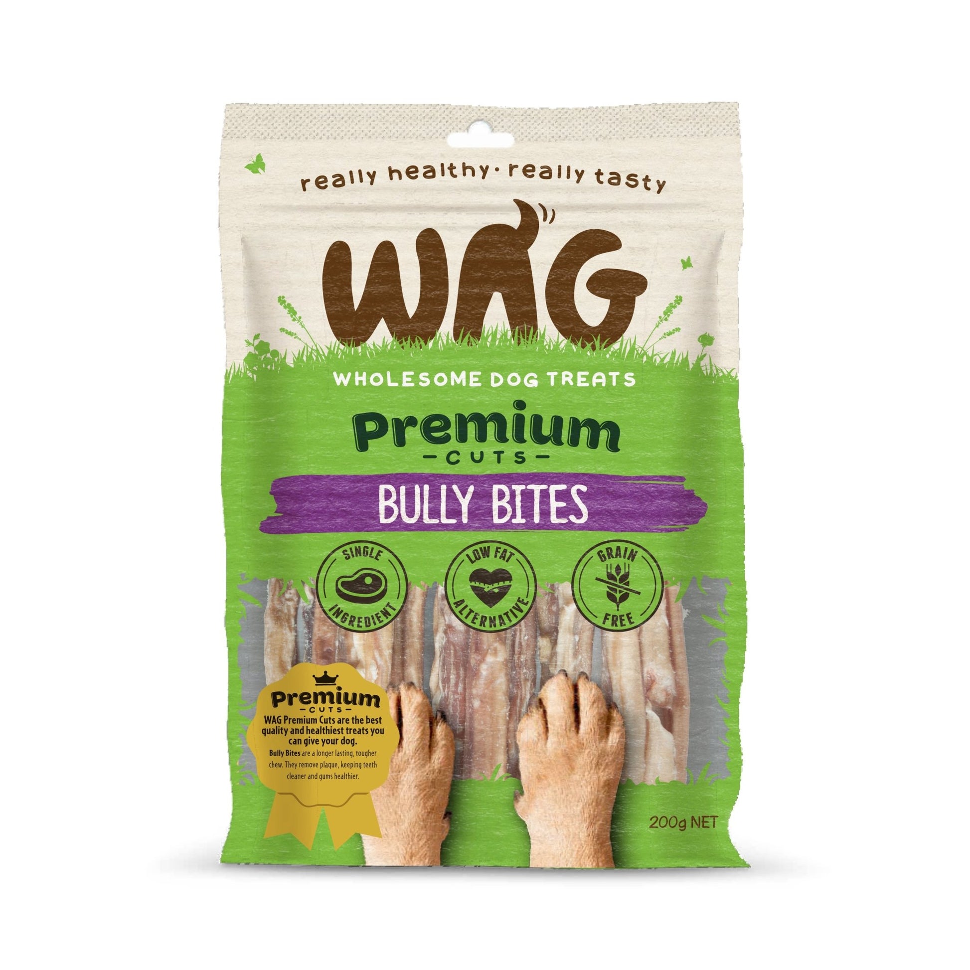 WAG Bully Bites 200g - Woonona Petfood & Produce