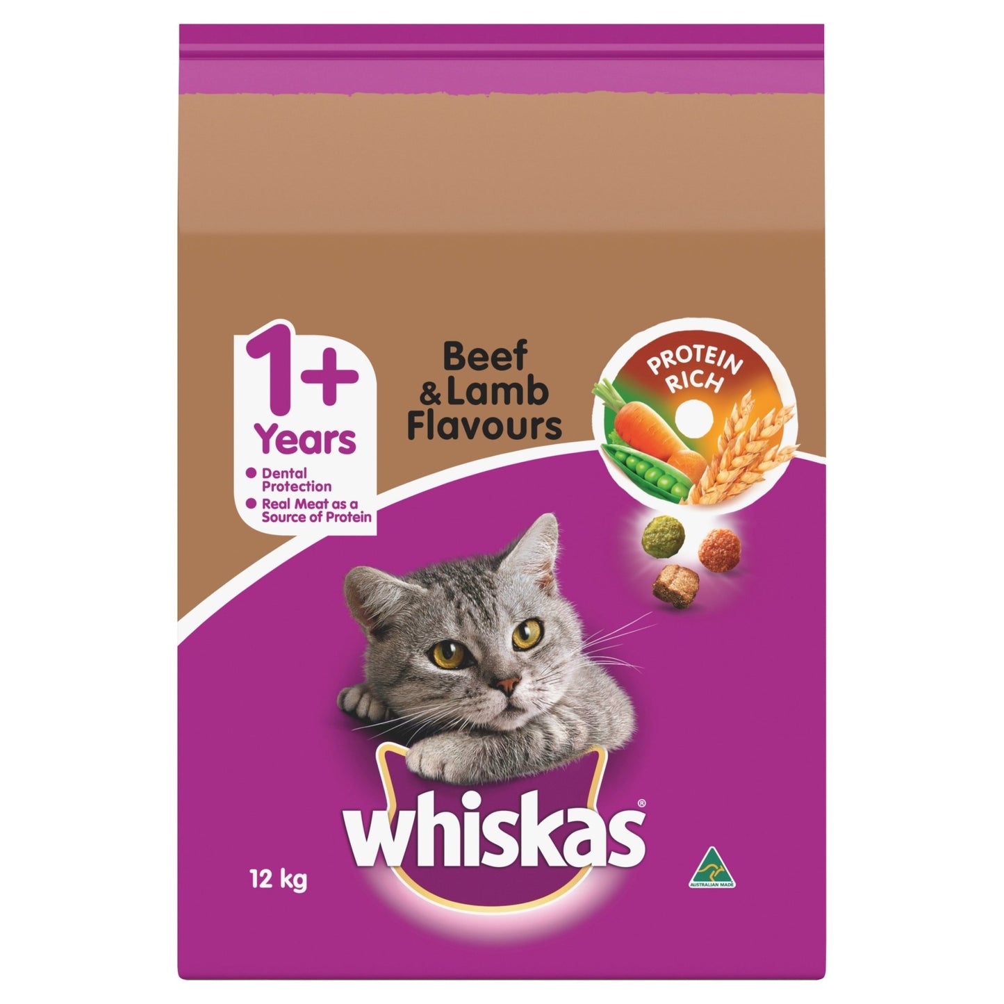 Whiskas 12kg Beef Liver Lamb Veg - Woonona Petfood & Produce
