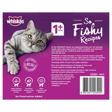 Whiskas 12x85g So Fishy Seafood MVMS - Woonona Petfood & Produce