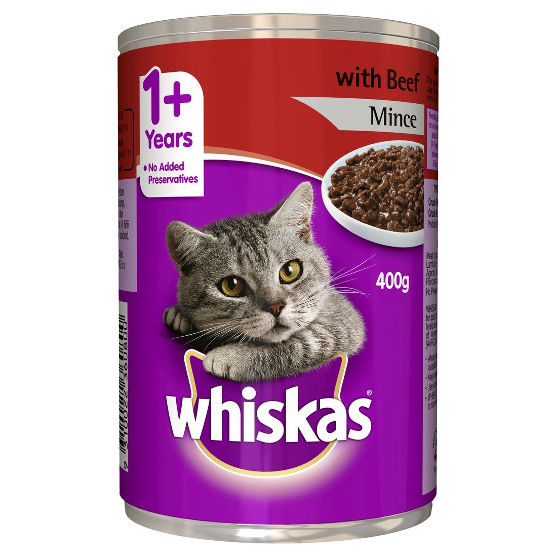 Whiskas 400g Mince With Beef - Woonona Petfood & Produce