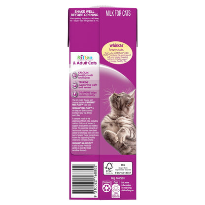 Whiskas Milk Plus 1 Litre - Woonona Petfood & Produce