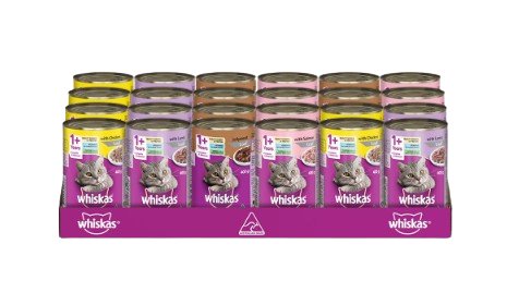 Whiskas Wet Cat Food Mixed Variety Cans 24x400g - Woonona Petfood & Produce