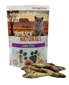 Whole Little Fish Cat Treats 80g Loving Pets - Woonona Petfood & Produce