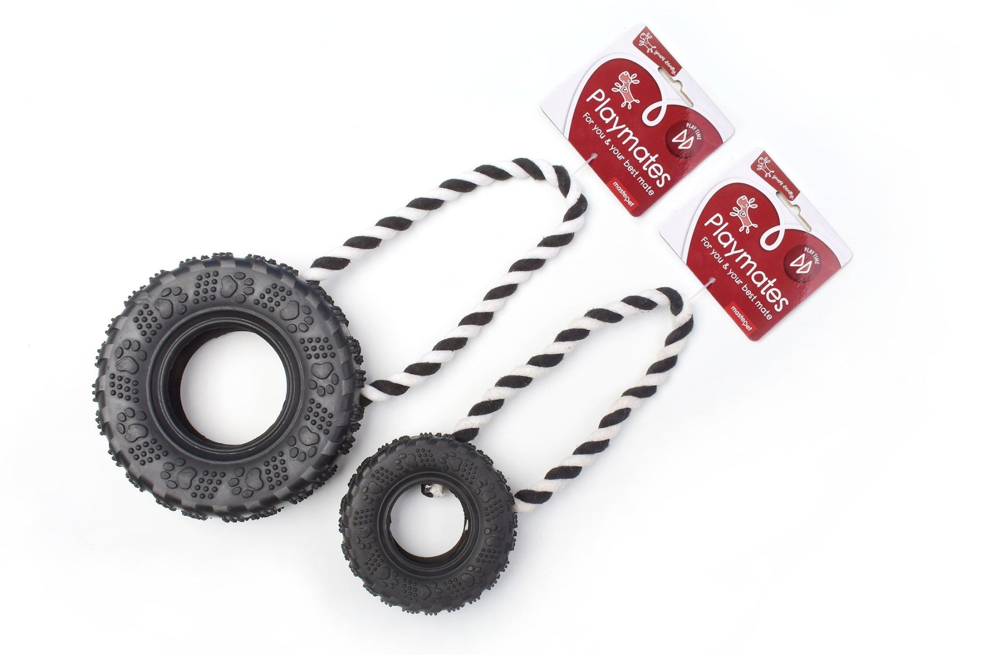 Yours Droolly Rope Rubber Tyre - Woonona Petfood & Produce